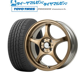 [6/1]P5倍+最大100%ポイントバック！★要エントリー新品 サマータイヤ ホイール4本セット5ZIGEN ゴジゲン プロレーサー FN01R-C STV15インチ 5.5Jトーヨータイヤ プロクセス PROXES Comfort 2s (コンフォート 2s)185/65R15