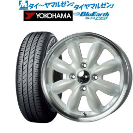 [5/20]割引クーポン配布新品 サマータイヤ ホイール4本セットホットスタッフ ララパーム カップ214インチ 4.5Jヨコハマ BluEarth ブルーアース (AE-01)165/55R14