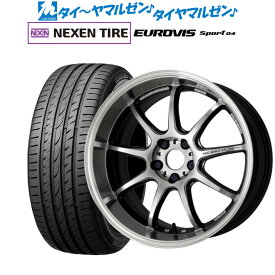 [3/20～26]割引クーポン配布新品 サマータイヤ ホイール4本セットワーク エモーション D9R18インチ 7.5JNEXEN ネクセン ロードストーン ユーロビズ Sport 04225/50R18