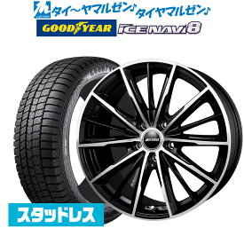 [5/18]ストアポイント3倍!!【2023年製】新品 スタッドレスタイヤ ホイール4本セットBADX AMD G-Line SP16インチ 6.5Jグッドイヤー ICE NAVI アイスナビ 8 日本製 185/60R16