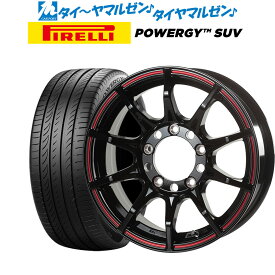 [4/20]割引クーポン配布新品 サマータイヤ ホイール4本セット5ZIGEN ゴジゲン ブラックマン ジーアイ17インチ 7.0Jピレリ POWERGY (パワジー) SUV215/60R17