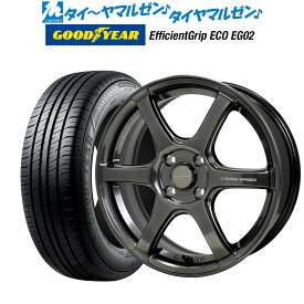 [6/1]P5倍+最大100%ポイントバック！★要エントリー新品 サマータイヤ ホイール4本セットホットスタッフ クロススピード ハイパーエディション RS616インチ 6.0Jグッドイヤー エフィシエント グリップ エコ EG02185/55R16