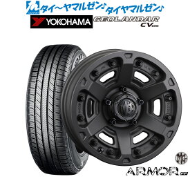 [マラソン期間]割引クーポン配布新品 サマータイヤ ホイール4本セットクリムソン MG アーマー FF16インチ 6.0Jヨコハマ GEOLANDAR ジオランダー CV (G058)175/80R16