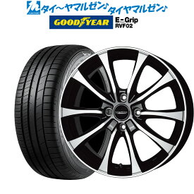 [6/1]P5倍+最大100%ポイントバック！★要エントリー新品 サマータイヤ ホイール4本セットホットスタッフ ラフィット LE-0715インチ 5.5Jグッドイヤー エフィシエント グリップ RVF02185/60R15