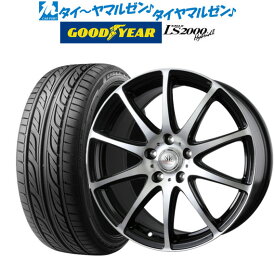 [6/4～10]割引クーポン配布新品 サマータイヤ ホイール4本セットBADX ロクサーニスポーツ RS-1015インチ 6.0Jグッドイヤー イーグル LS2000 ハイブリッド2(HB2)185/55R15