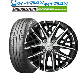 [5/18]ストアポイント3倍!!新品 サマータイヤ ホイール4本セットKYOHO スマック グレイヴ13インチ 4.0Jブリヂストン ECOPIA エコピア NH200C155/65R13