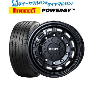 [4/20]割引クーポン配布新品 サマータイヤ ホイール4本セットトライスター BRUT BR-7016インチ 6.5Jピレリ POWERGY (パワジー)225/60R16