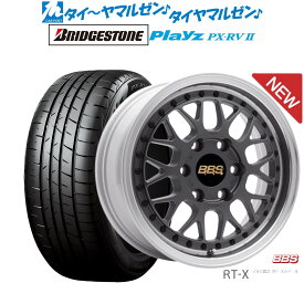 新品 サマータイヤ ホイール4本セットBBS JAPAN RT-X17インチ 6.5Jブリヂストン PLAYZ プレイズ PX-RVII215/60R17