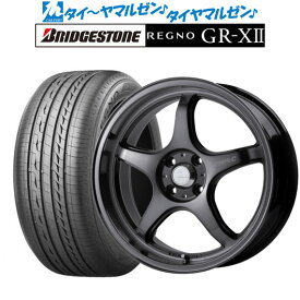 [4/24～26]割引クーポン配布新品 サマータイヤ ホイール4本セット5ZIGEN ゴジゲン プロレーサー FN01R-C STV15インチ 5.5Jブリヂストン REGNO レグノ GR-XII185/55R15