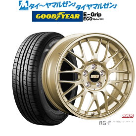 [6/1]P5倍+最大100%ポイントバック！★要エントリー新品 サマータイヤ ホイール4本セットBBS JAPAN RG-F15インチ 6.5Jグッドイヤー エフィシエント グリップ エコ EG01175/65R15