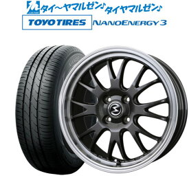 [6/4～10]割引クーポン配布新品 サマータイヤ ホイール4本セットBADX エスホールド S-8M14インチ 4.5Jトーヨータイヤ NANOENERGY ナノエナジー 3 155/65R14