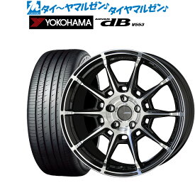 [5/20]割引クーポン配布新品 サマータイヤ ホイール4本セットKYOHO AME ガレルナ レフィーノ19インチ 8.0Jヨコハマ ADVAN アドバン dB(V553)245/45R19