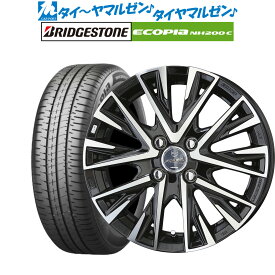 [4/24～26]割引クーポン配布新品 サマータイヤ ホイール4本セットKYOHO スマック レジーナ13インチ 4.0Jブリヂストン ECOPIA エコピア NH200C155/65R13