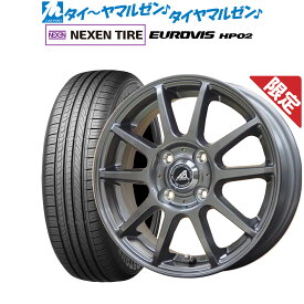 [3/20～26]割引クーポン配布【数量限定】新品 サマータイヤ ホイール4本セットインターミラノ AZ-SPORTS SK-51014インチ 5.5JNEXEN ネクセン ロードストーン ユーロビズ HP02165/65R14