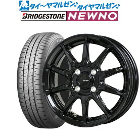 [6/4～10]割引クーポン配布新品 サマータイヤ ホイール4本セットホットスタッフ G.speed G-0513インチ 4.0Jブリヂストン NEWNO ニューノ145/80R13