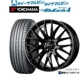 [5/20]割引クーポン配布新品 サマータイヤ ホイール4本セットレイズ HOMURA ホムラ 2×9 Plus19インチ 7.5Jヨコハマ BluEarth ブルーアース A (AE50)215/35R19