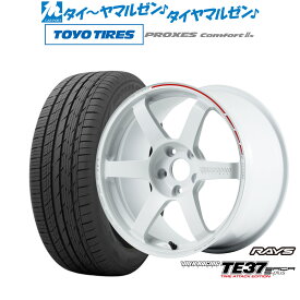 新品 サマータイヤ ホイール4本セットレイズ ボルクレーシング TE37 サーガ S-plus TIME ATTACK EDITION18インチ 8.0Jトーヨータイヤ プロクセス PROXES Comfort 2s (コンフォート 2s)235/55R18