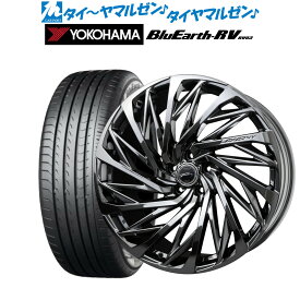 [4/24～26]割引クーポン配布新品 サマータイヤ ホイール4本セットBADX ロクサーニ テンペストタービンVX20インチ 9.0Jヨコハマ BluEarth ブルーアース RV03(RV-03)245/40R20