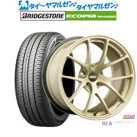 新品 サマータイヤ ホイール4本セットBBS JAPAN RI-A18インチ 8.5Jブリヂストン ECOPIA エコピア NH200215/45R18
