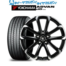 [6/4～10]割引クーポン配布新品 サマータイヤ ホイール4本セットモンツァ JP STYLE MJ-V15インチ 6.0Jヨコハマ ADVAN アドバン dB(V552)195/55R15