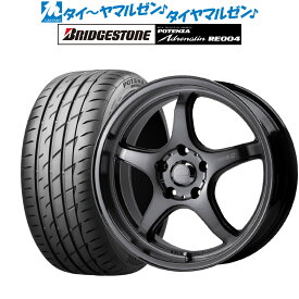 [4/24～26]割引クーポン配布新品 サマータイヤ ホイール4本セット5ZIGEN ゴジゲン プロレーサー FN01R-C STV17インチ 7.0Jブリヂストン POTENZA ポテンザ アドレナリン RE004215/55R17