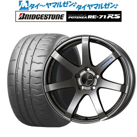 [6/4～10]割引クーポン配布新品 サマータイヤ ホイール4本セットエンケイ PF0717インチ 7.0Jブリヂストン POTENZA ポテンザ RE-71RS205/45R17