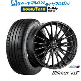 [6/1]P5倍+最大100%ポイントバック！★要エントリー新品 サマータイヤ ホイール4本セットタナベ SSR ブリッカー 01F20インチ 8.5Jグッドイヤー エフィシエント グリップ RVF02245/40R20