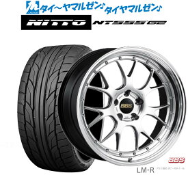 [5/23～26]割引クーポン配布新品 サマータイヤ ホイール4本セットBBS JAPAN LM-R19インチ 8.5JNITTO NT555 G2 215/35R19