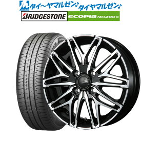 [6/1]P5倍+最大100%ポイントバック！★要エントリー新品 サマータイヤ ホイール4本セットトピー セレブロ WA4513インチ 4.0Jブリヂストン ECOPIA エコピア NH200C145/80R13