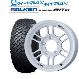 [6/4～10]割引クーポン配布新品 サマータイヤ ホイール4本セットエンケイ RPT1 For JIMNY16インチ 5.5Jファルケン ワイルドピーク M/T 01185/85R16