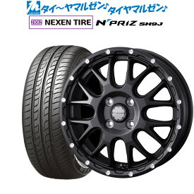 [4/1]P5倍+最大100%ポイントバック！★要エントリー新品 サマータイヤ ホイール4本セットウェッズ アドベンチャー マッドヴァンス 0815インチ 4.5JNEXEN ネクセン N priz SH9J165/55R15