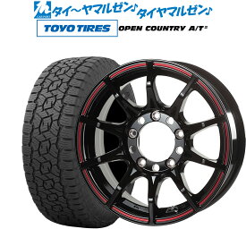 [6/4～10]割引クーポン配布新品 サマータイヤ ホイール4本セット5ZIGEN ゴジゲン ブラックマン ジーアイ16インチ 5.5Jトーヨータイヤ オープンカントリー A/T III (AT3)215/70R16