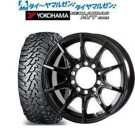 [3/20～26]割引クーポン配布新品 サマータイヤ ホイール4本セット5ZIGEN ゴジゲン ブラックマン ジーアイ16インチ 5.5Jヨコハマ GEOLANDAR ジオランダー M/T (G003)175/80R16