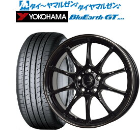 [6/4～10]割引クーポン配布新品 サマータイヤ ホイール4本セットホットスタッフ G.speed P-0718インチ 7.5Jヨコハマ BluEarth ブルーアース GT (AE51) 205/40R18