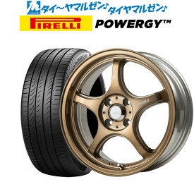 [4/24～26]割引クーポン配布新品 サマータイヤ ホイール4本セット5ZIGEN ゴジゲン プロレーサー FN01R-C STV17インチ 7.0Jピレリ POWERGY (パワジー)215/45R17