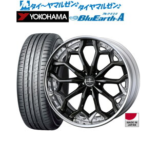 [6/4～10]割引クーポン配布新品 サマータイヤ ホイール4本セットウェッズ クレンツェ ジルドーン20インチ 8.5Jヨコハマ BluEarth ブルーアース A (AE50)235/30R20