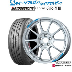 [6/4～10]割引クーポン配布新品 サマータイヤ ホイール4本セットレイズ ボルクレーシング ZE40 Club Racer17インチ 7.5Jブリヂストン REGNO レグノ GR-XIII(GR-X3)215/55R17