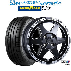 [6/1]P5倍+最大100%ポイントバック！★要エントリー新品 サマータイヤ ホイール4本セットタナベ SSR ディバイド TR-614インチ 4.5Jグッドイヤー エフィシエント グリップ RVF02155/65R14