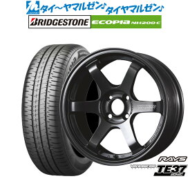 [5/18]ストアポイント3倍!!新品 サマータイヤ ホイール4本セットレイズ ボルクレーシング TE37 SONIC(ソニック)16インチ 6.0Jブリヂストン ECOPIA エコピア NH200C185/55R16