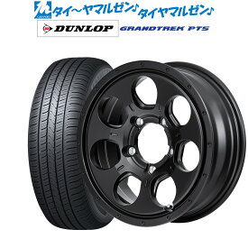 [6/1]P5倍+最大100%ポイントバック！★要エントリー新品 サマータイヤ ホイール4本セットMID ロードマックス マッドエージェント16インチ 5.5Jダンロップ グラントレック PT5175/80R16