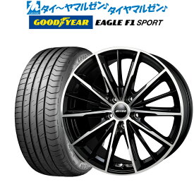 [6/4～10]割引クーポン配布新品 サマータイヤ ホイール4本セットBADX AMD G-Line SP16インチ 6.5Jグッドイヤー イーグル F1 SPORT195/50R16