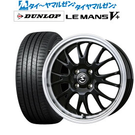 [5/18]ストアポイント3倍!!新品 サマータイヤ ホイール4本セットBADX エスホールド S-8M15インチ 5.5Jダンロップ LEMANS ルマン V+ (ファイブプラス)175/55R15