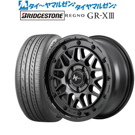 [5/23～26]割引クーポン配布新品 サマータイヤ ホイール4本セットMID ナイトロパワー M29 スティンガー16インチ 7.0Jブリヂストン REGNO レグノ GR-XIII(GR-X3)205/55R16