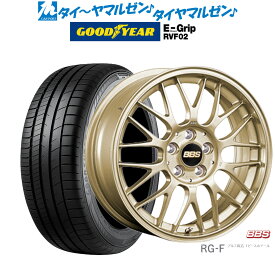 [5/23～26]割引クーポン配布新品 サマータイヤ ホイール4本セットBBS JAPAN RG-F16インチ 6.5Jグッドイヤー エフィシエント グリップ RVF02215/65R16