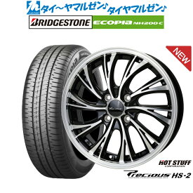 [3/20～26]割引クーポン配布新品 サマータイヤ ホイール4本セットホットスタッフ プレシャス HS-215インチ 5.5Jブリヂストン ECOPIA エコピア NH200C185/55R15