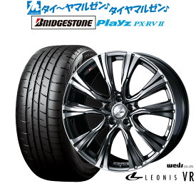 [6/4～10]割引クーポン配布新品 サマータイヤ ホイール4本セットウェッズ レオニス VR17インチ 7.0Jブリヂストン PLAYZ プレイズ PX-RVII215/45R17