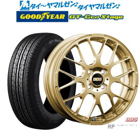 [5/23～26]割引クーポン配布新品 サマータイヤ ホイール4本セットBBS JAPAN RP15インチ 6.0Jグッドイヤー GT-エコ ステージ175/60R15