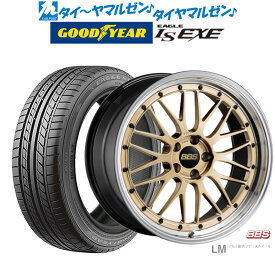 [5/18]ストアポイント3倍!!新品 サマータイヤ ホイール4本セットBBS JAPAN LM19インチ 7.5Jグッドイヤー イーグル LS EXE（エルエス エグゼ）215/35R19