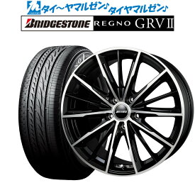 [5/18]ストアポイント3倍!!新品 サマータイヤ ホイール4本セットBADX AMD G-Line SP15インチ 6.0Jブリヂストン REGNO レグノ GRVII(GRV2)195/65R15