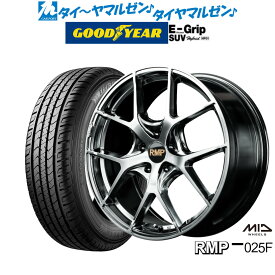 [4/24～26]割引クーポン配布新品 サマータイヤ ホイール4本セットMID RMP 025F18インチ 7.0Jグッドイヤー エフィシエント グリップ SUV HP01245/60R18